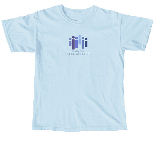 SLP FOTA Logo Tee, a Chambray Comfort Colors Unisex Tee