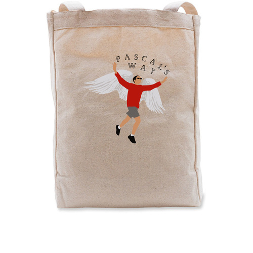 Pascal's Way Tote by LineVault, a Natural Recycled Cotton Tote Bag