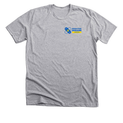 Operation Ukraine, a Athletic Heather Premium Unisex Tee