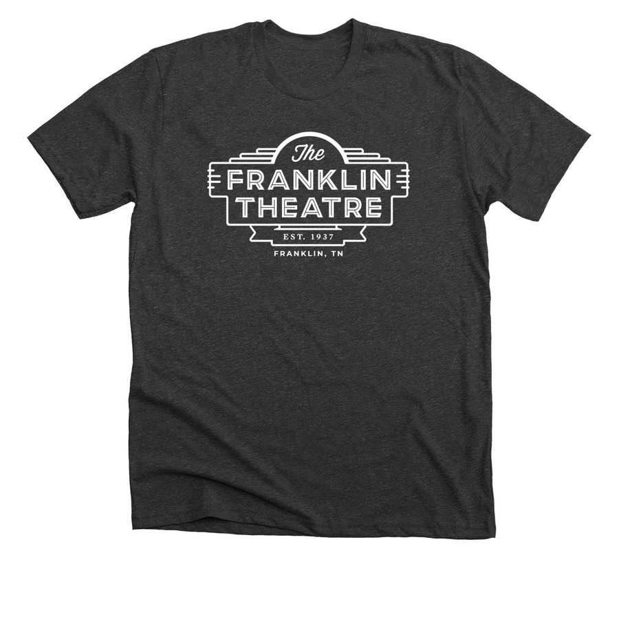 Franklin Theatre Logo, a Dark Grey Heather Premium Unisex Tee
