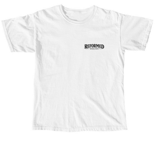 ReformedShelves WHITEOUT, a White Comfort Colors Unisex Tee