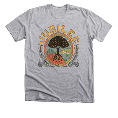 Jubilee Healing Farm, Inc, a Athletic Heather Premium Unisex Tee