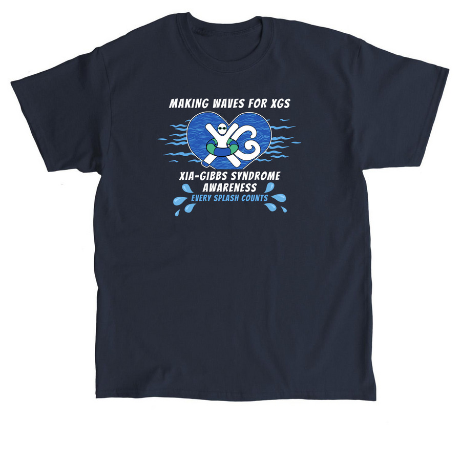 Making Waves for XGS Shirt, a Navy Classic Unisex Tee