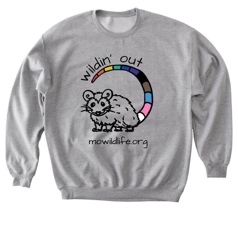 wildin' out, a Sport Grey Softstyle Crewneck Sweatshirt