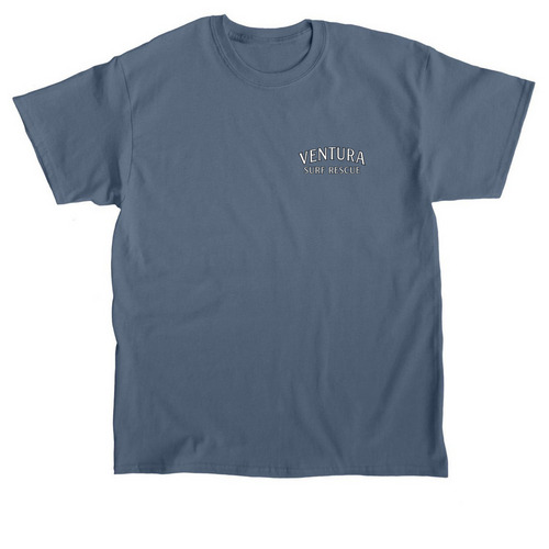 Ventura Surf Rescue Design, a Indigo Blue Classic Unisex Tee