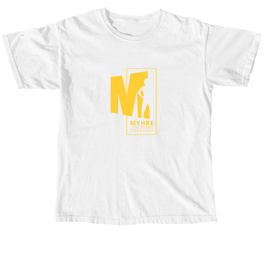Shout It Out Yellow!, a White Comfort Colors Unisex Tee