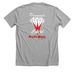 Mayhem Diamond/Cartel (Upgraded)Double Sided, a Athletic Heather Premium Unisex Tee (back-view)