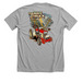 Adult t-shirts, a Athletic Heather Premium Unisex Tee (back-view)