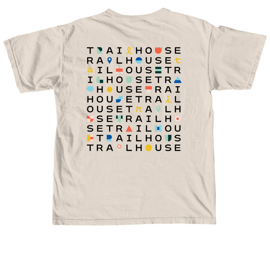 Visual Language, a Ivory Comfort Colors Unisex Tee (back-view)