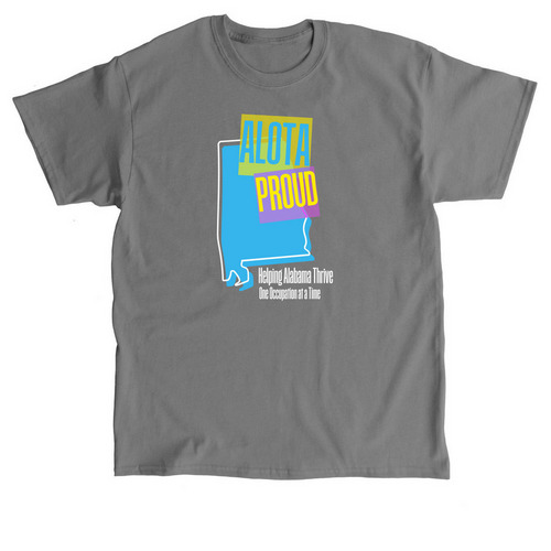 ALOTA Proud, a Charcoal Classic Unisex Tee
