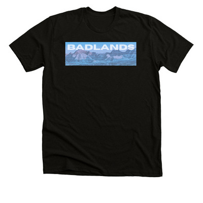 Badlands V2&nbsp;, a Solid Black Blend Premium Unisex Tee