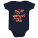 Philly Is Once, a Navy Infant Onesie