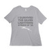 The Strike of '25, a Solid Athletic Grey Women?s Relaxed Cotton Tee