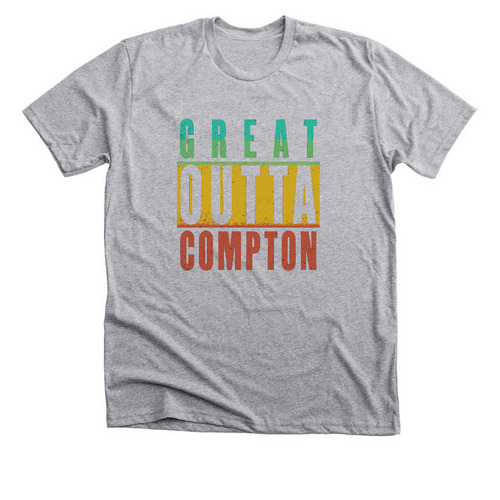 Great Outta Compton Fundraiser!, a Athletic Heather Premium Unisex Tee