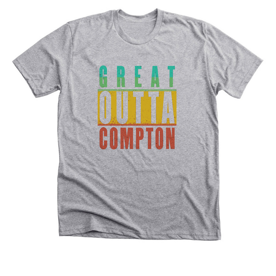 Great Outta Compton Fundraiser!, a Athletic Heather Premium Unisex Tee
