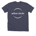 Arbor Circle Classic, a Heather Midnight Navy Premium Unisex Tee