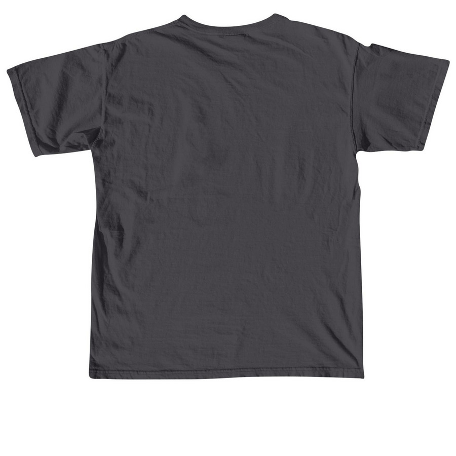 Heart of H?PE, a Graphite Comfort Colors Unisex Tee (back-view)