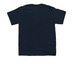 CLT Skyline, a Navy Youth Unisex Tee (back-view)