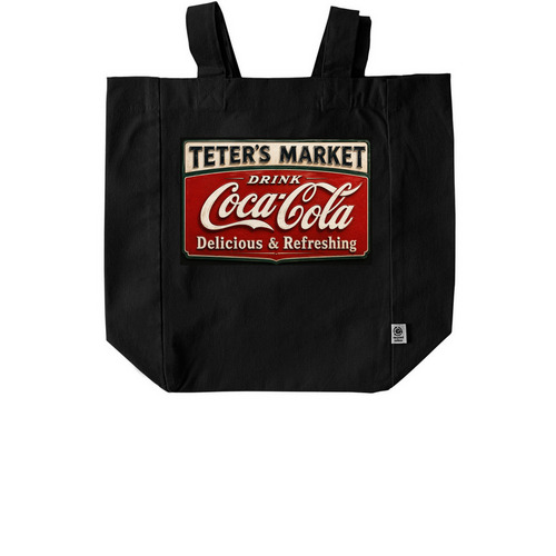 Teter?s Merch&nbsp;, a Black Recycled Cotton Tote Bag