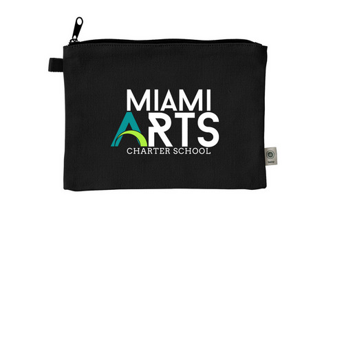 MAC Supply Pouch, a Black 9"x7" Hemp Blend Pouch