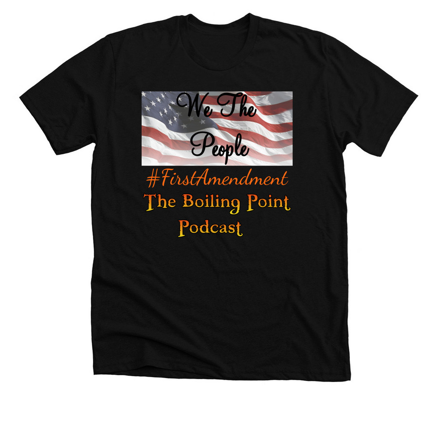 First Amendment Apparel, a Solid Black Blend Premium Unisex Tee