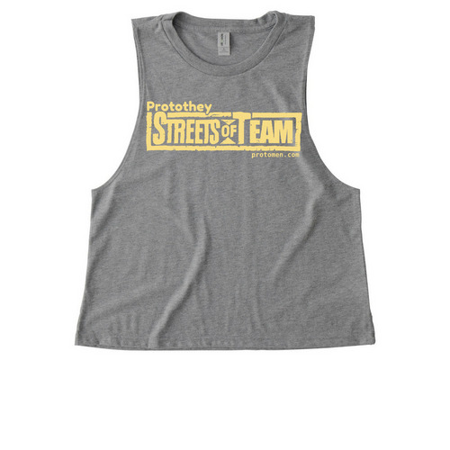 Streets of Team T-shirt or Tank Top, a Aluminum Grey Allmade Eco Triblend Women?s Muscle Tank