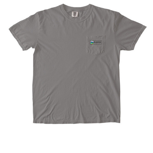 BTWC Pocket Tee, a Grey Comfort Colors Pocket Tee