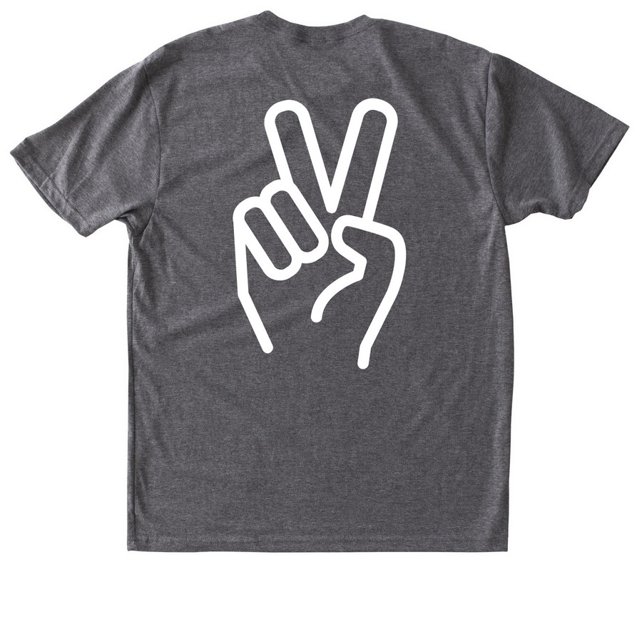 Dawson Strong, a Premium Heather Triblend Unisex Tee (back-view)