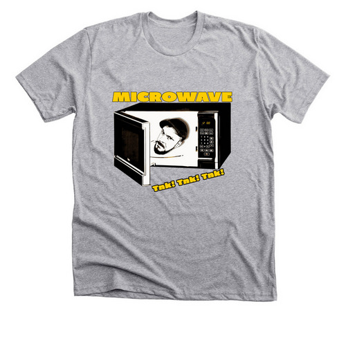 Microwave, a Athletic Heather Premium Unisex Tee