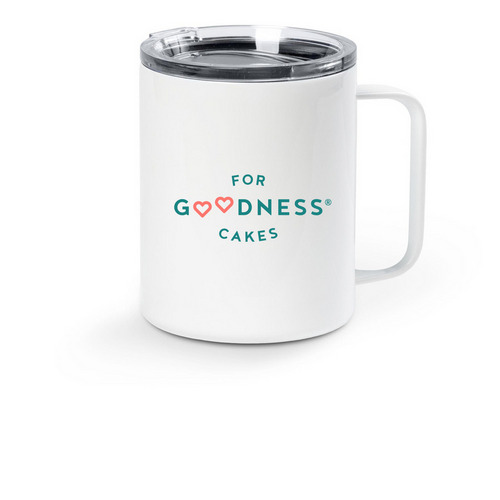 FGC Travel Mug, a White Stainless Steel Travel Mug