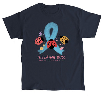 The Laynie Bugs, a Navy Classic Unisex Tee