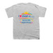 RUNNING FOR A BRIGHTER TOMORROW ?, a Sport Grey Youth Unisex Tee (back-view)