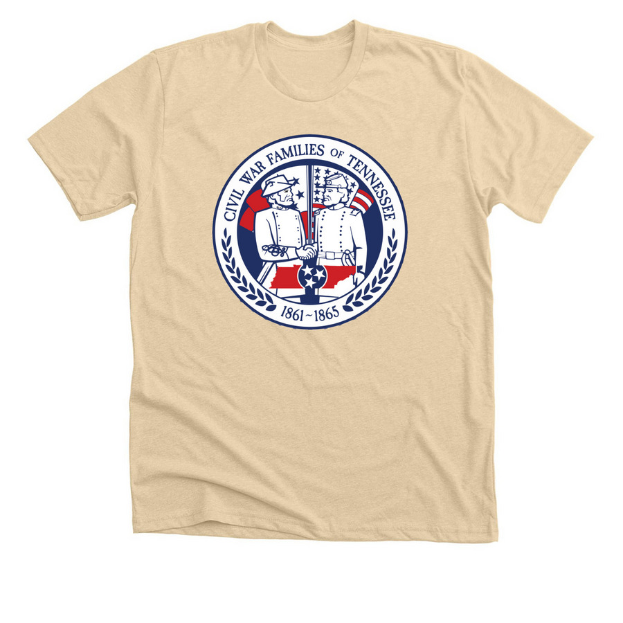 Civil War Families of TN, a Heather Soft Cream Premium Unisex Tee
