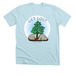 Get Lost T-Shirt, a Heather Ice Blue Premium Unisex Tee