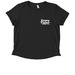 Easy Tiger&nbsp;, a Deep Black Allmade Eco Triblend Women?s Scoop Neck Tee