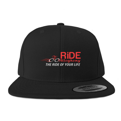 RA Snapback Hat for Big Noggins, a Black Snapback Hat