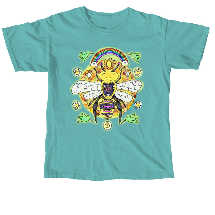 Microbial Bee Guardian&nbsp;, a Seafoam Comfort Colors Unisex Tee