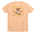 Peaches for Pitties, a Heather Peach Premium Unisex Tee (back-view)