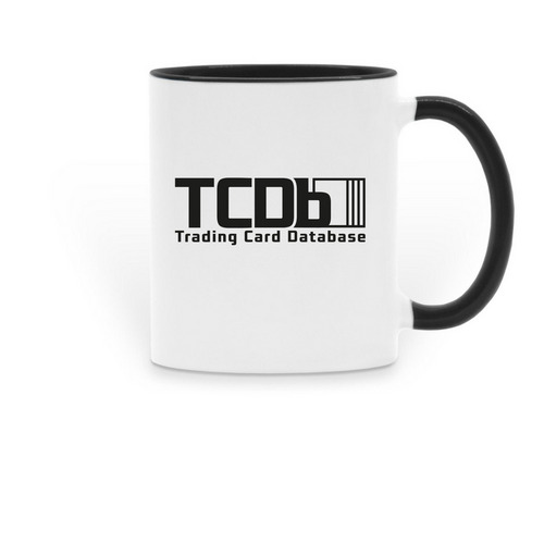 Trading Card Database Coffee Mug, a Black Two-Tone Ceramic Mug
