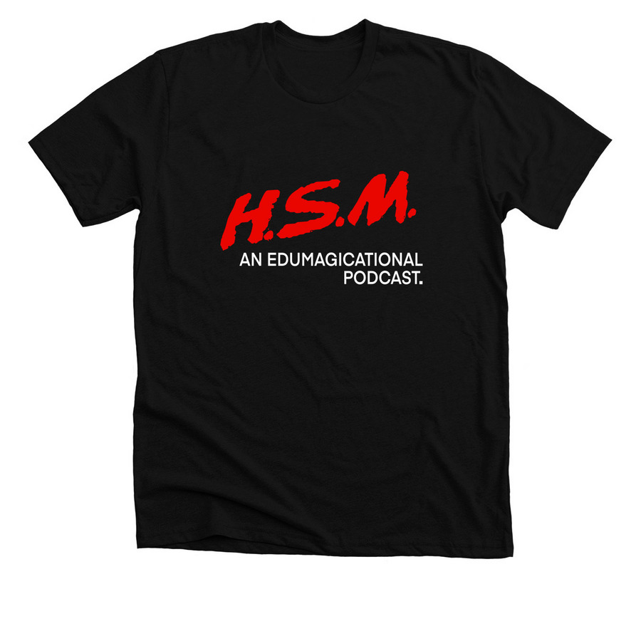 H.S.M., a Solid Black Blend Premium Unisex Tee