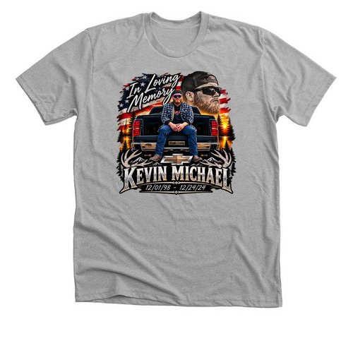 Kevins Legacy Foundation, a Athletic Heather Premium Unisex Tee