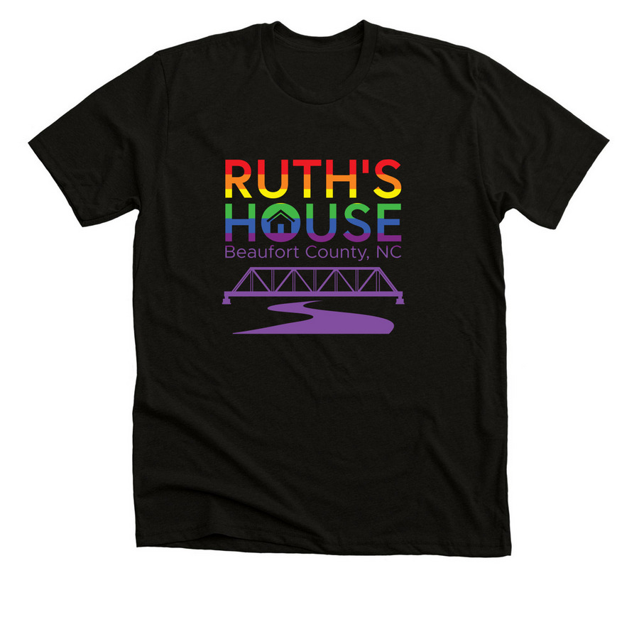 Rainbow Collection, a Solid Black Blend Premium Unisex Tee