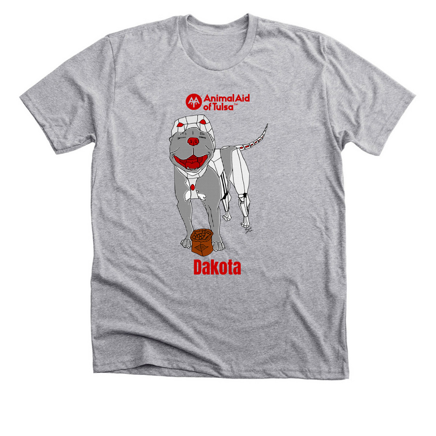 Dakota, a Athletic Heather Premium Unisex Tee