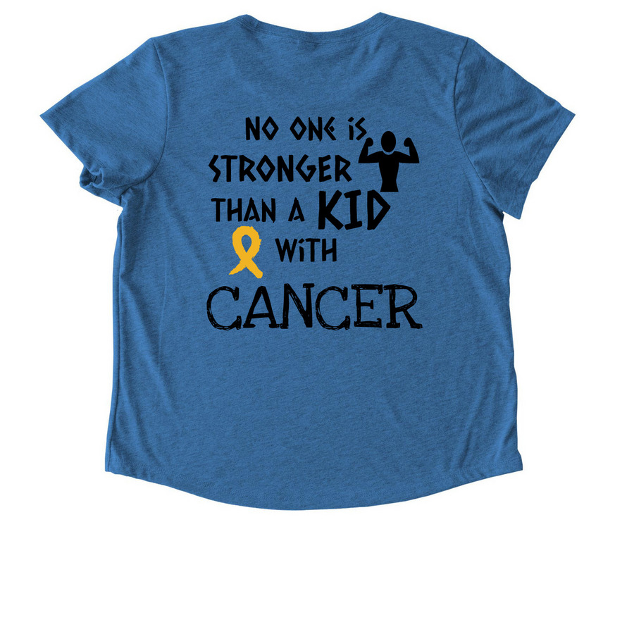 #Mavericks Monsters Gear, a Azure Blue Allmade Eco Triblend Women?s Scoop Neck Tee (back-view)