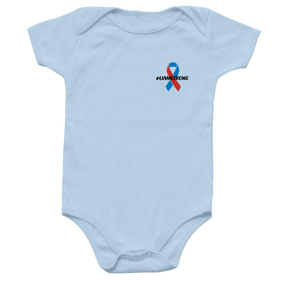#LiamStrong Baby Onsie&nbsp;, a Light Blue Infant Onesie