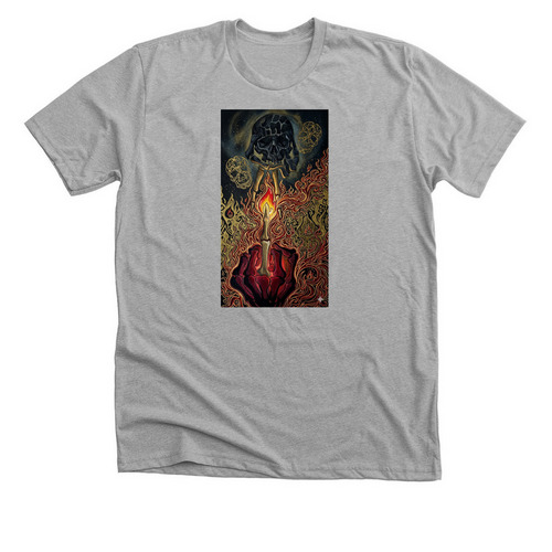 The Eternal Spark, a Athletic Heather Premium Unisex Tee