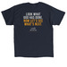 Forward Celebration, a Navy Classic Unisex Tee (back-view)