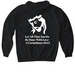 Heart Set On Heaven SweatShirt, a Black Gildan Softstyle Pullover Hoodie (back-view)