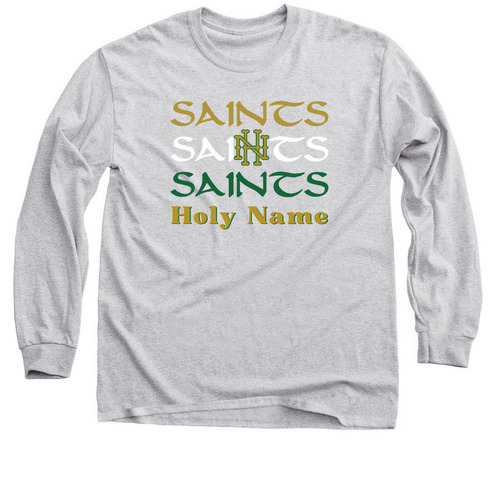 HN Saints, a Sport Grey Classic Long Sleeve Tee