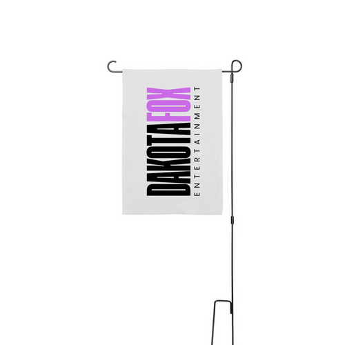 Yard Sign, a White 12" x 18" Yard Flag with Stake